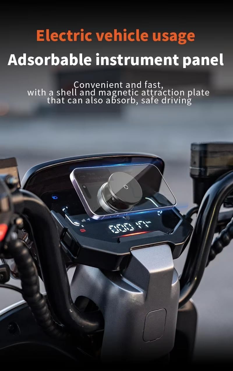 Magnetic Car Phone Holder – Strong Grip | 360° Rotation | Universal Fit