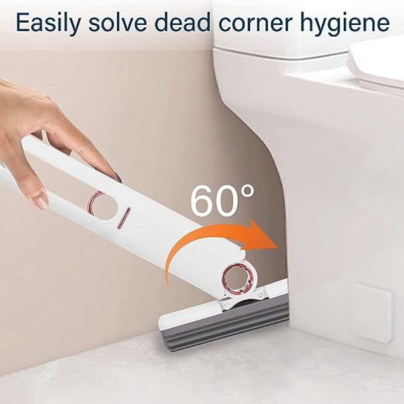 Portable Self-Squeeze Mini Mop – Strong Absorbent Mop for Bathroom & Kitchen
