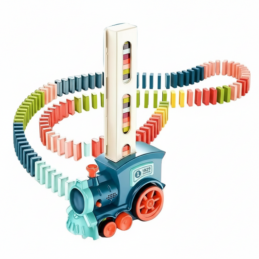 Train Toy Domino Set for Kids ? BPA-Free Plastic with Sound Effects�