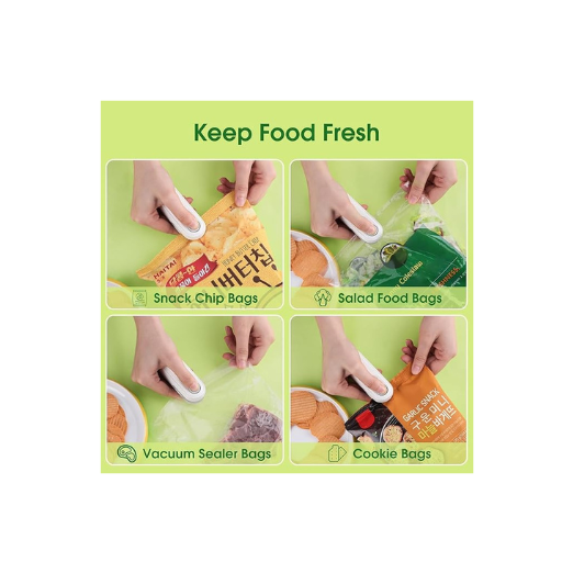 Zulaxy™ 2-in-1 Mini Heat Sealer & Cutter – Seal Freshness, Slice Smart!