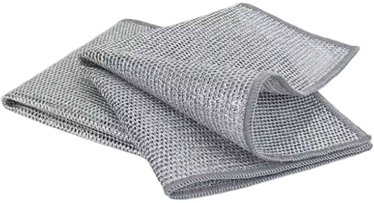 Steel Wire Dish Cloth – Heavy-Duty Scrubber for Tough Kitchen Cleaning