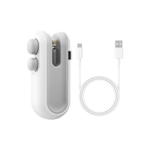 Zulaxy™ 2-in-1 Mini Heat Sealer & Cutter – Seal Freshness, Slice Smart!