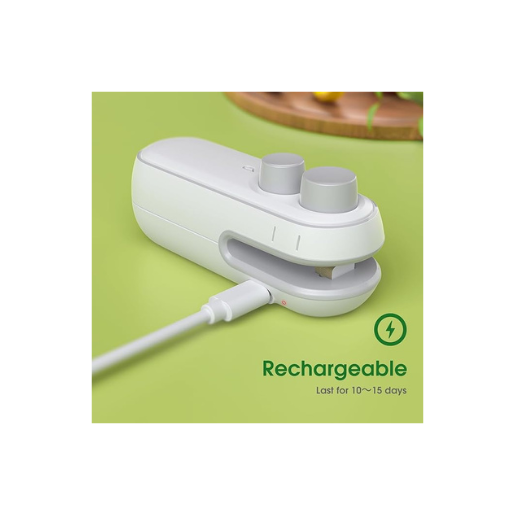 Zulaxy™ 2-in-1 Mini Heat Sealer & Cutter – Seal Freshness, Slice Smart!
